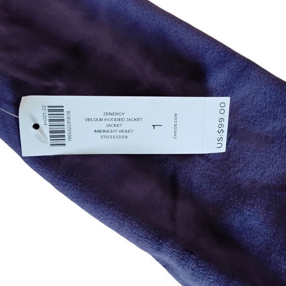 Chicos Jacket Womens Medium Casual Comfy Sporty Athleisure Activewear Active Y2K - Picture 3 of 6